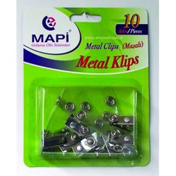 Klips Metal Maşalı Mapi 9100606 10 Lu