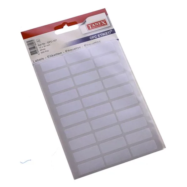 Okul Etiketi Tanex Ofc-106 12Mmx17mm