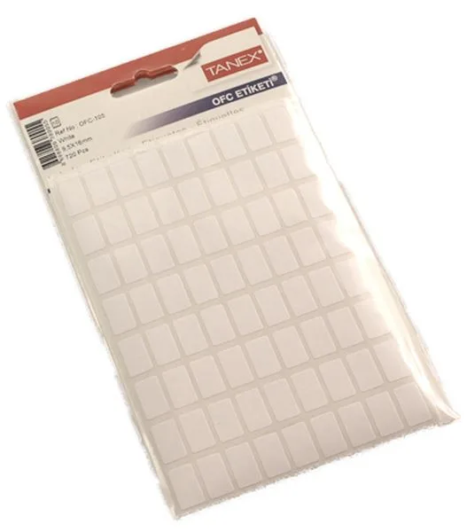 Okul Etiketi Tanex Ofc-105 9,5Mmx16mm