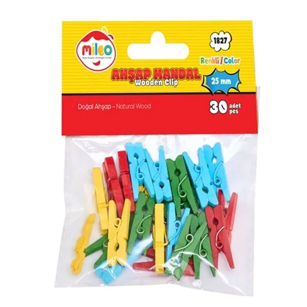 Mandal Ahşap Mileo 1827 25Mm Renkli