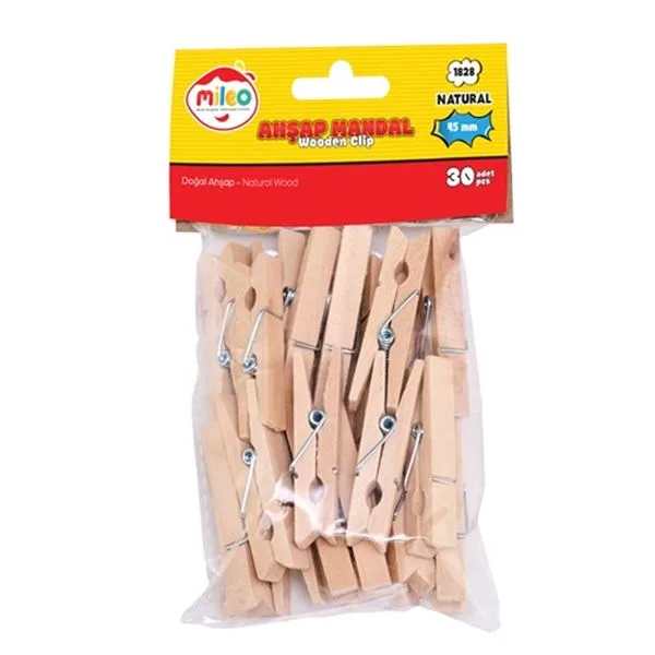 Mandal Ahşap Mileo 1828 45Mm Naturel
