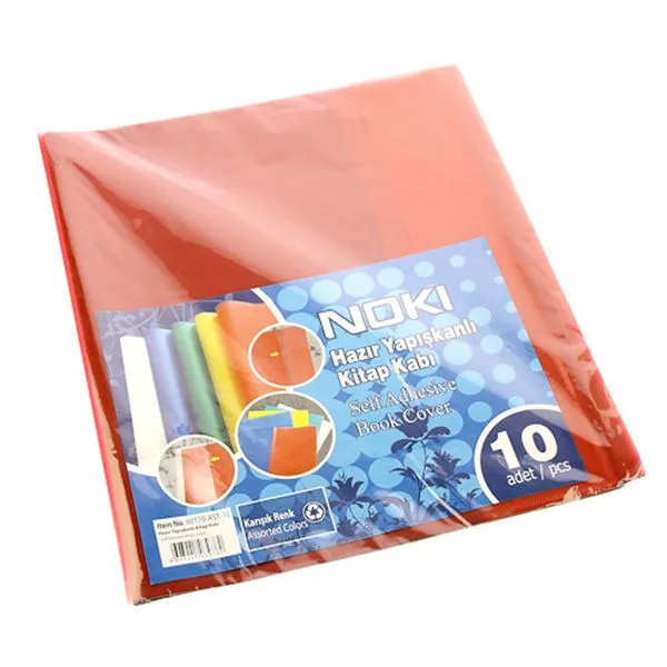 Hazır Kaplık A4 Noki 60170-10 Renkli Şeffaf (Kitap Kabı