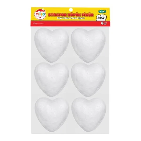 Köpük Top Mileo 1857 6 Cm 6Lı (Strafor
