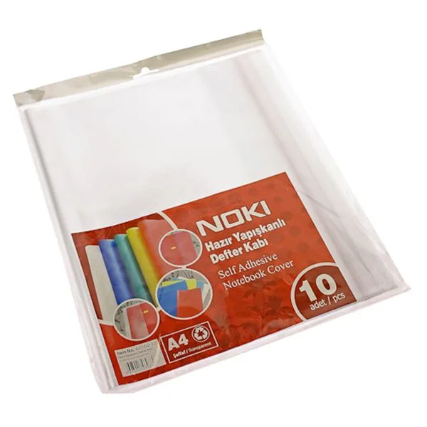 Hazır Kaplık A4 Noki 60160-10 Şeffaf (Defter Kabı