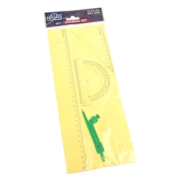 Öğrenci Çizim Seti Plastik Pergelli Hatas 0811 Ekonomik