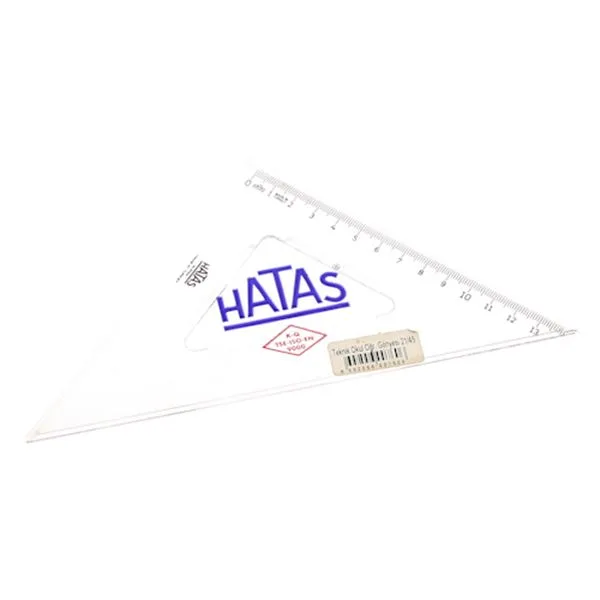 Gönye Plastik 45-21Cm Hatas 0760