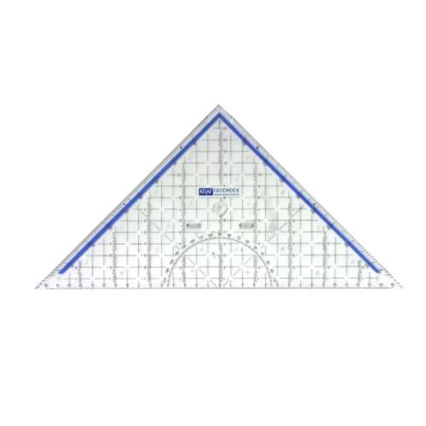 Gönye Plastik 32 Cm Kraf 532G Geometrik Açılı