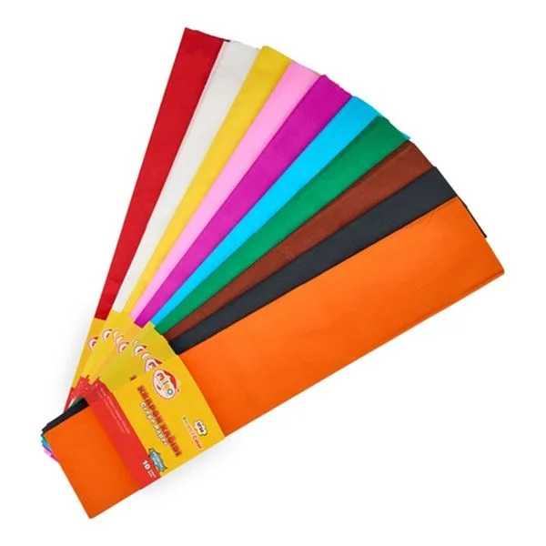 Krapon Kağıdı Mileo 1726 50X200cm 10 Lu Karışık