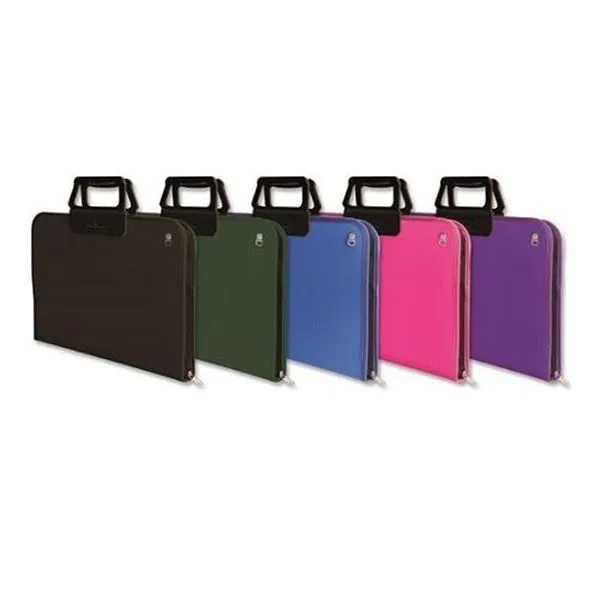 Proje Çantası Plastik Stilo Sit-Prj-0003 37X54 Fermuarlı Renkli