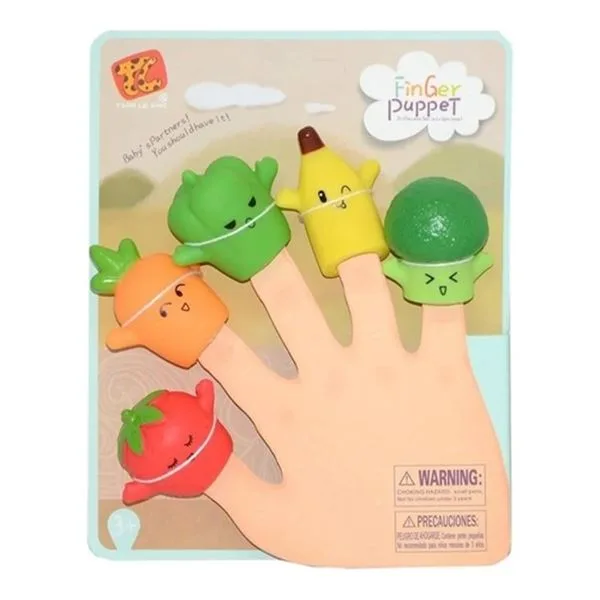 Oyuncak Parmak Kukla Finger Puppet Sp4645 Tl-32 Meyveler 5 Li