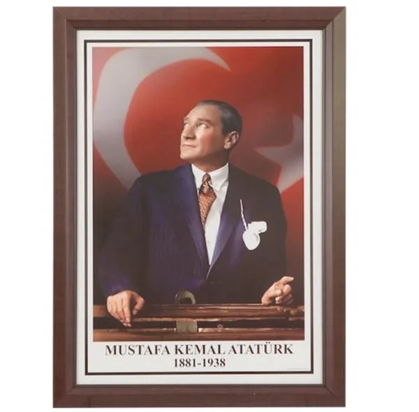 Atatürk Resmi Lamine Çerçeve 35X50 Inter Int-824-2L