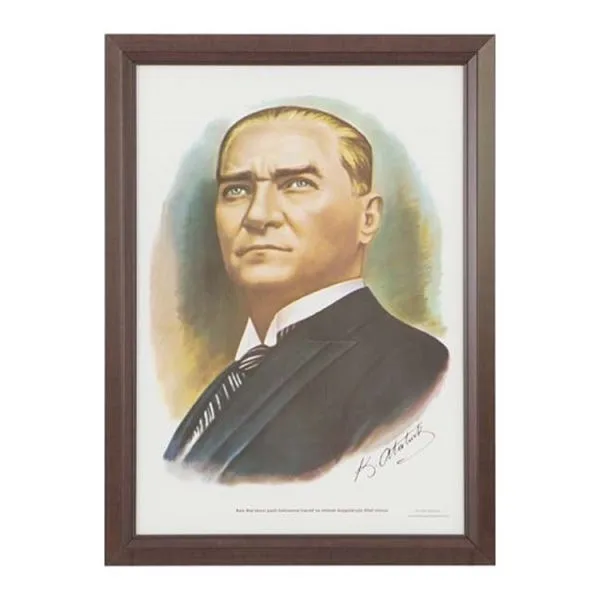 Atatürk Resmi Lamine Çerçeve 35X50 Inter Int-824-4L