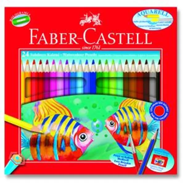 Aquarel Boya 24 Renk Faber Castell 110624 Redlıne Karton Kutu