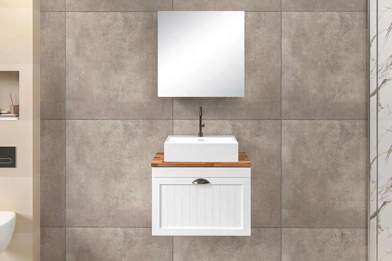 65 cm Aren Banyo Dolabı