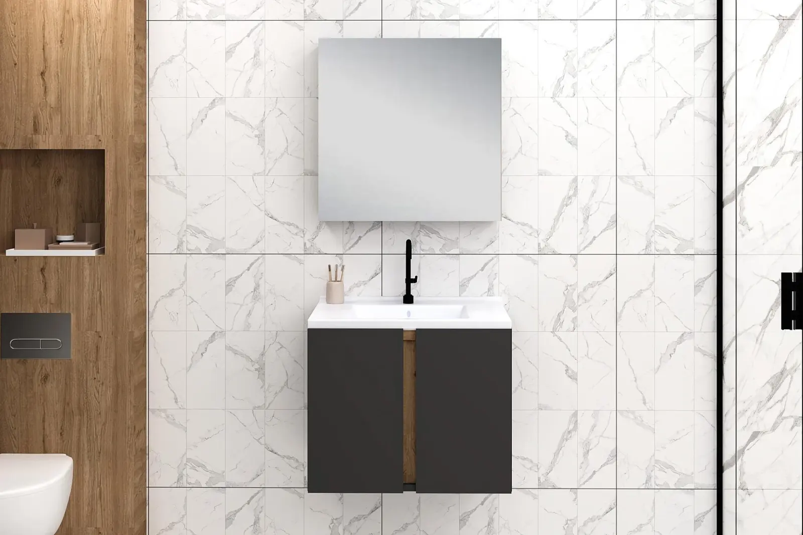 65 cm Lavina Banyo Dolabı