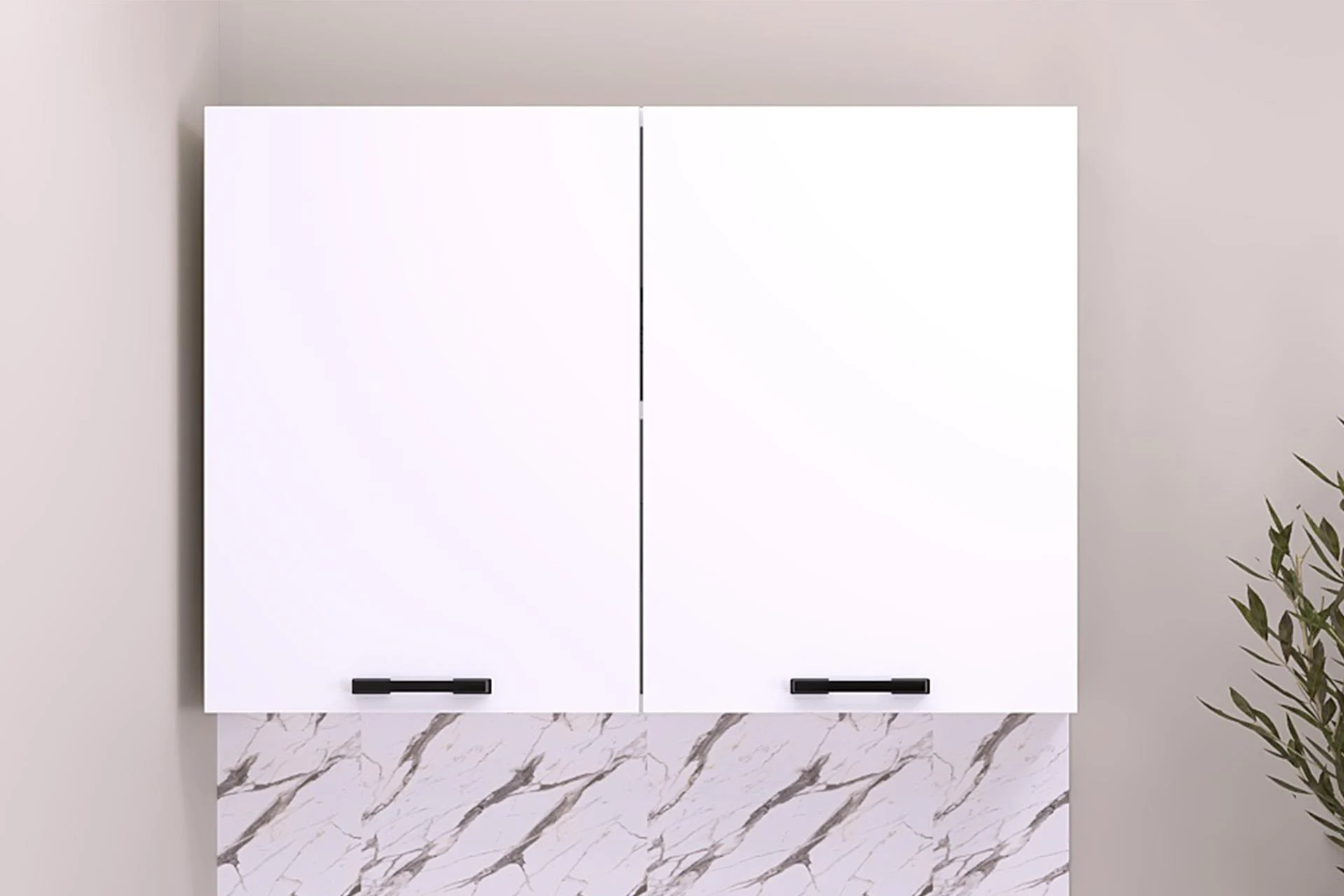 80 cm Eylül Mutfak Üst Modül Beyaz