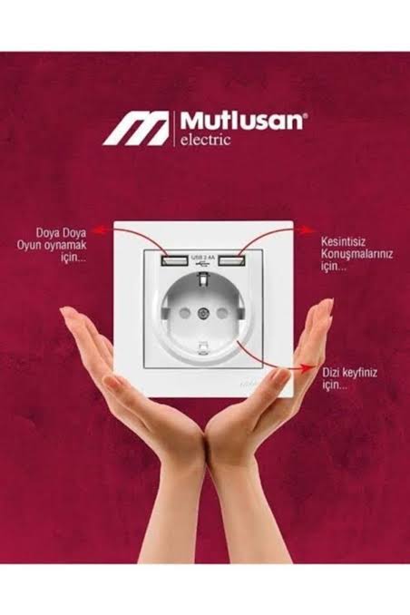 Mutlusan USB Priz
