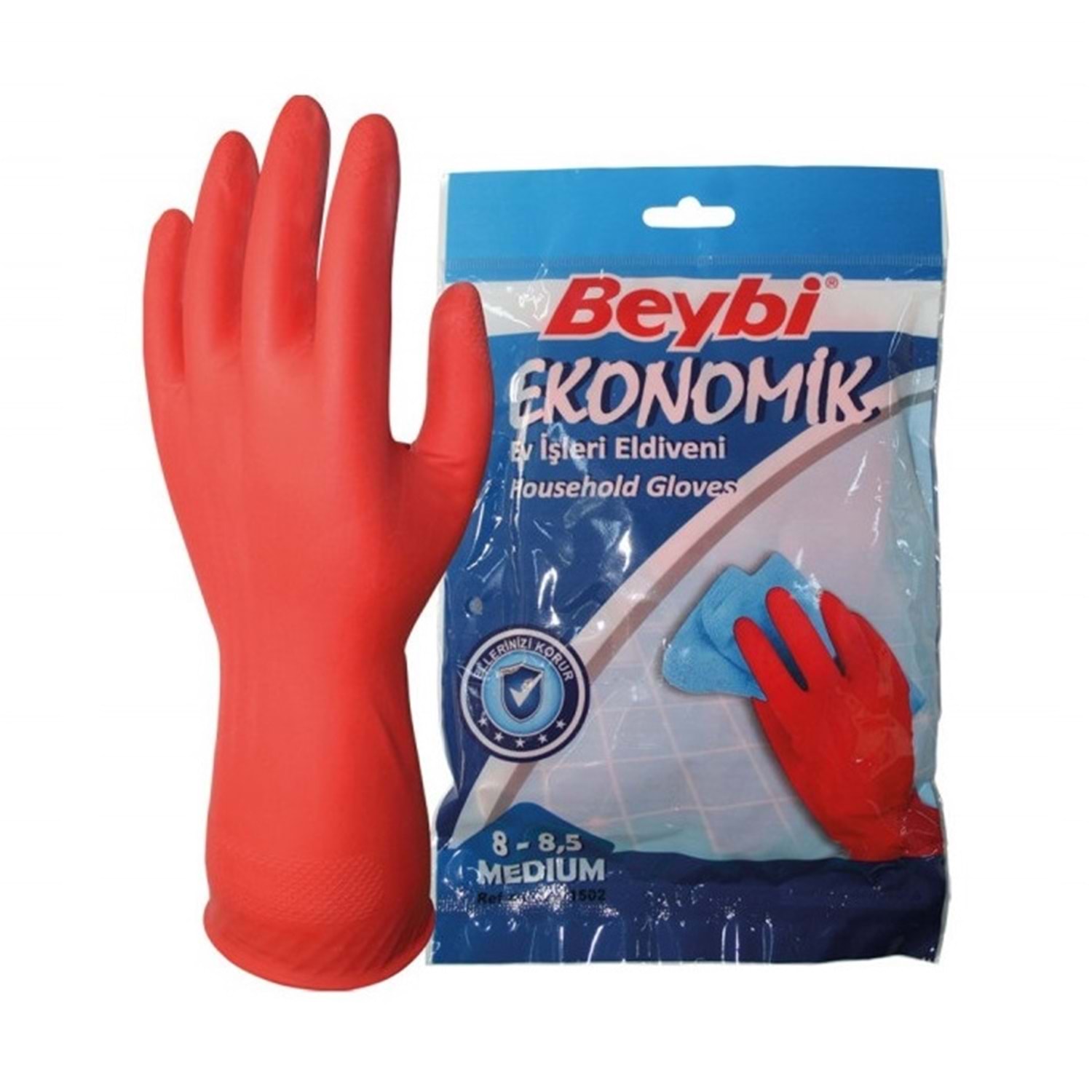 Beybi Lastik Eldiven 8-8,5 No