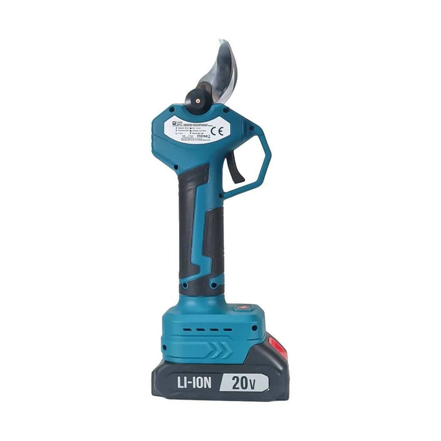 Catpower 1340 Akülü Şarjlı Bağ Makası Bahçe ve Dal Budama Kesme 35mm