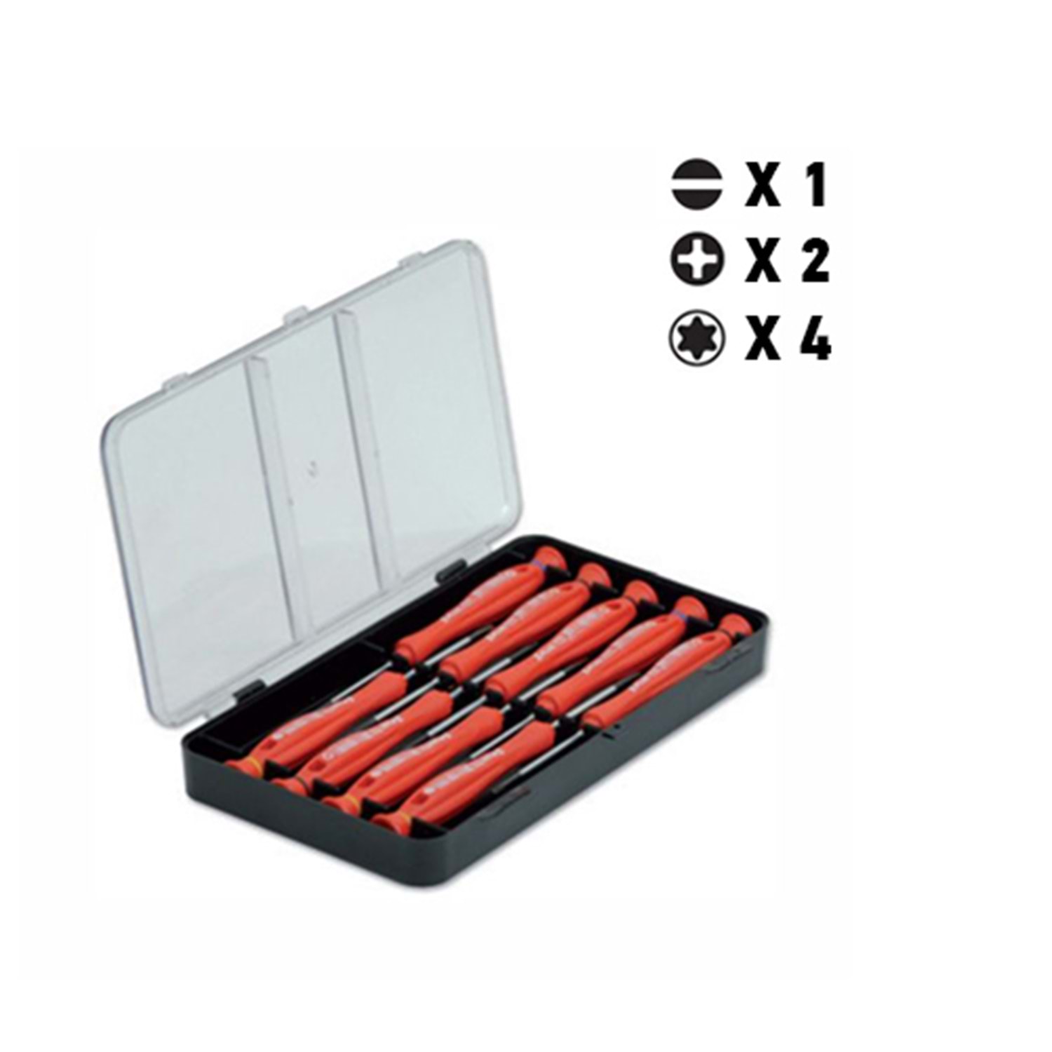 Cer-pa X-Plus Elektronikçi Tornavida Seti Takımı 7 Parça (1-2-4