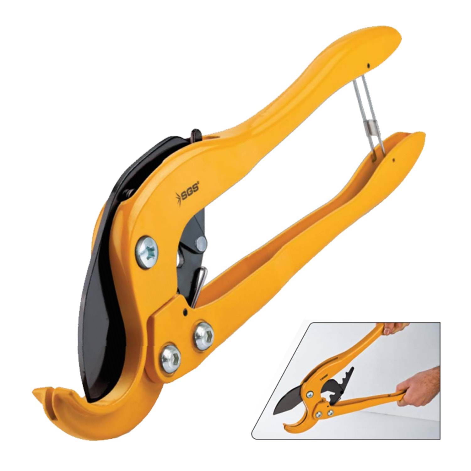 SGS PVC Plastik Pprc Boru Kesme Makası PRO 63mm