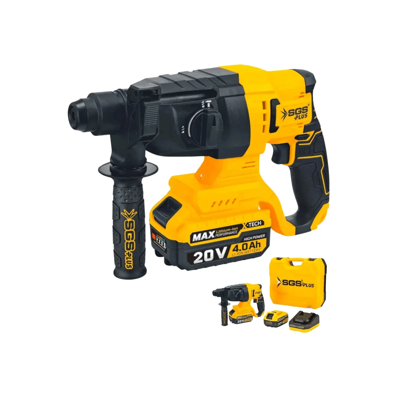 SGS Akülü Kırıcı Delici Matkap Seti 20 Volt 4.0 Ah