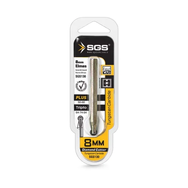 SGS Seramik Granit Kesme Kalem Elmas 8mm