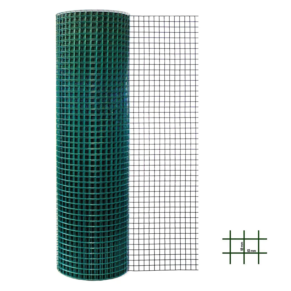 Puntalı Tel PVC Kaplı Tel 12x12mm 120 cm 25mt