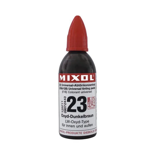 Mixol Renk Tüpü Koyu Kahve No:23 - 20ml