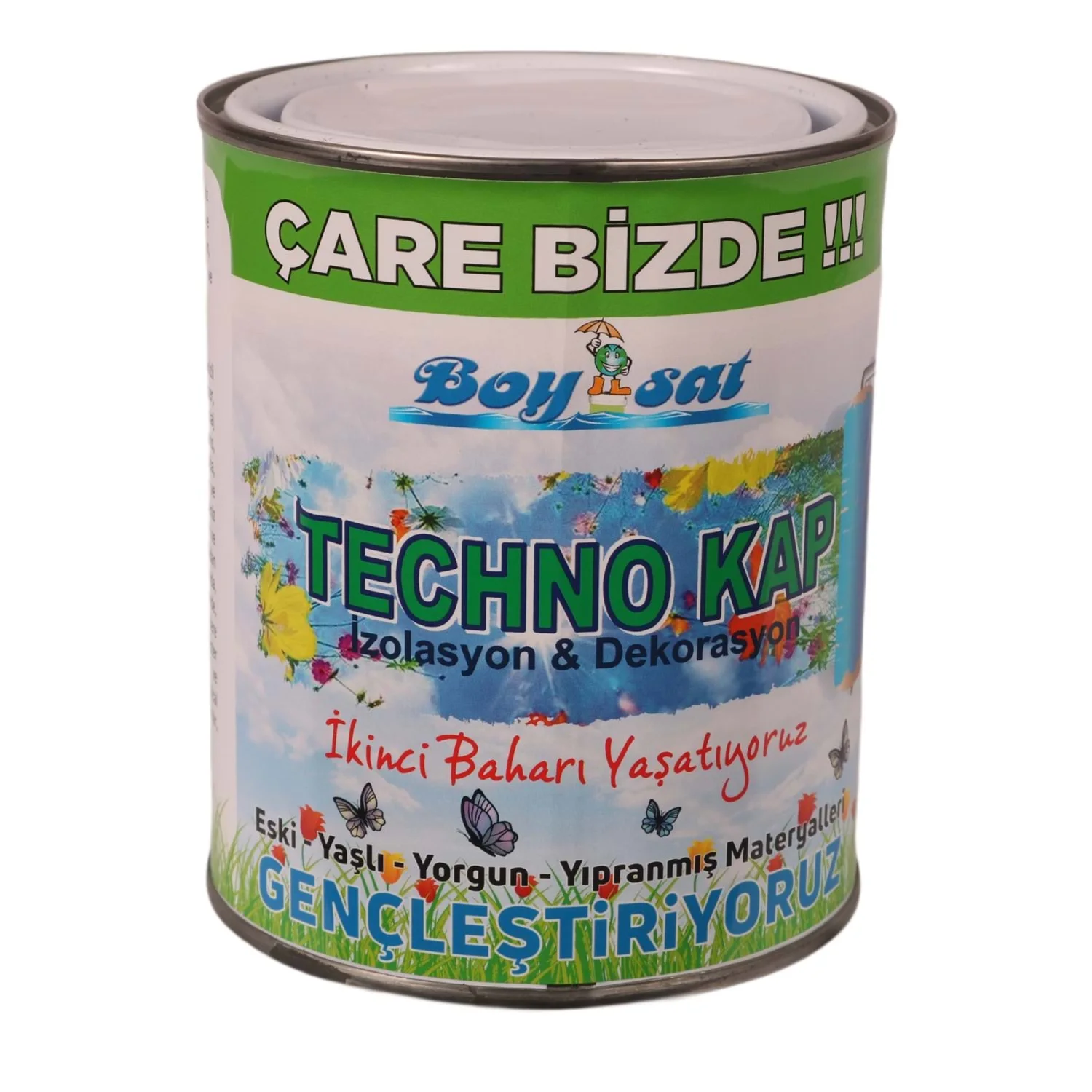 Techno Kap 1 Kg Ahşap Osb Sunta Metal Profil Polyester Plastik PVC Eternit Seramik Karo Yalıtım