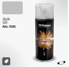 Polisan Açık Gri Sprey Boya 7035 400 ml