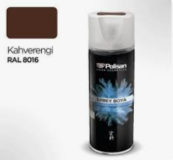 Polisan Kahverengi 8016 Sprey Boya 400 ml