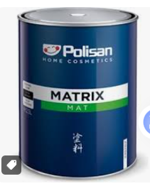 Polisan Matrix Mat Beyaz 0,75 L