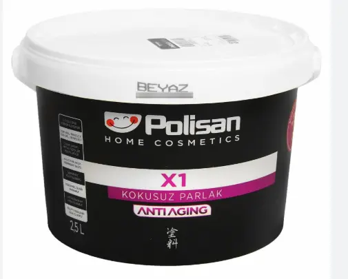 polisan x1 kokusuz parlak boya beyaz
