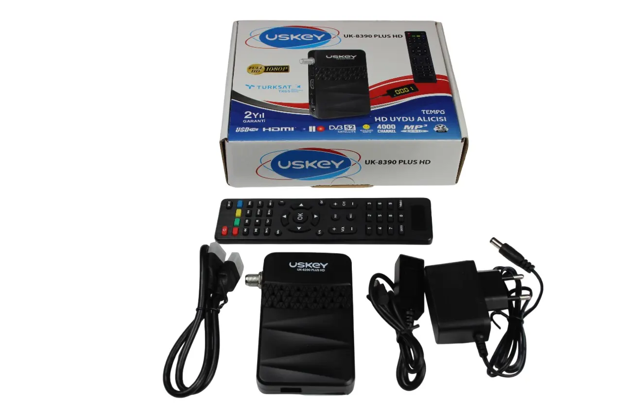 USKEY UK-8390 PLUS MİNİ UYDU ALICISI