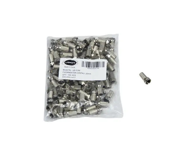 RG-6 F KONNEKTÖR CONTALI 20 MM UK-0166 100 ADET