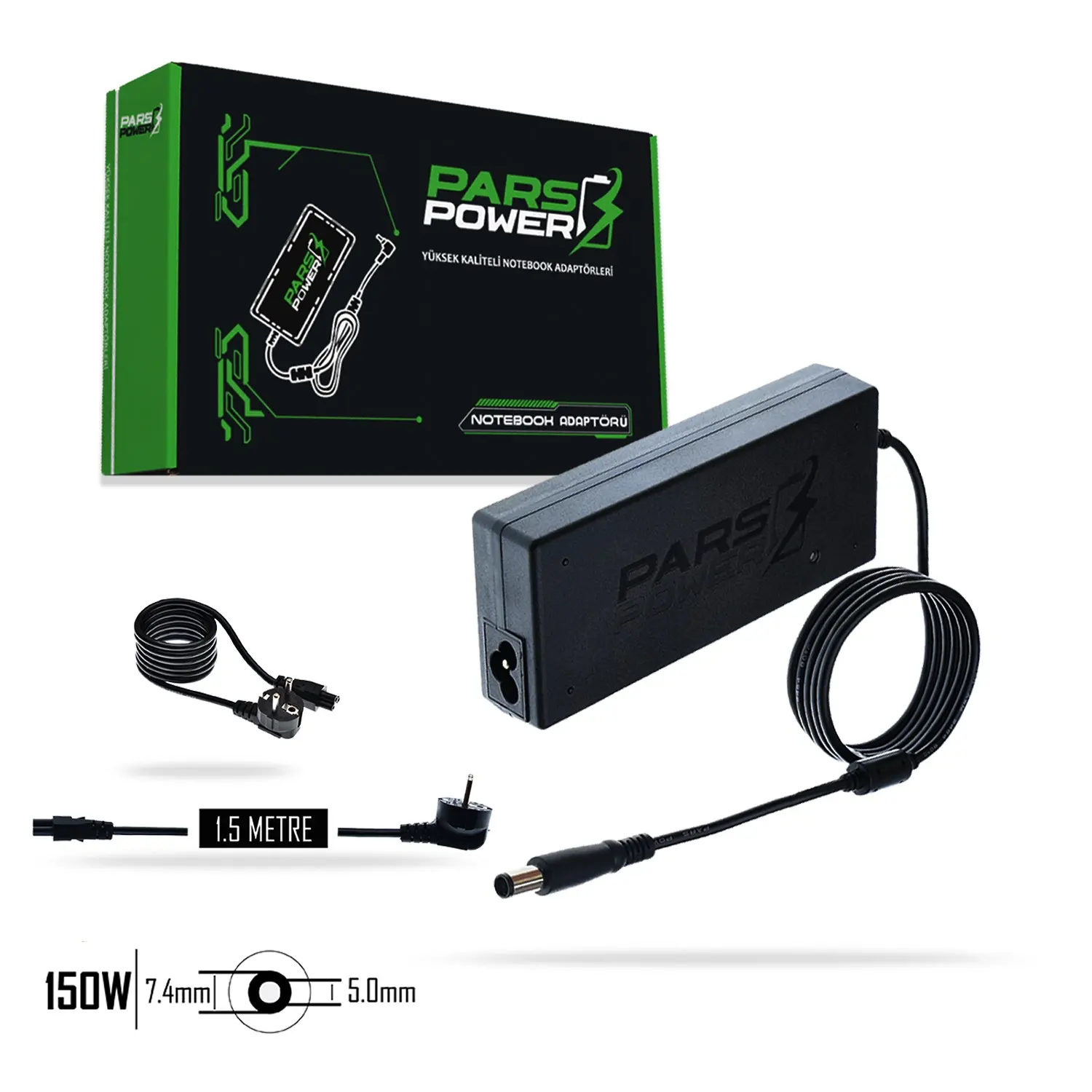 PRS-029 HP 150W 19.5V 7.69A (7.4*5.0MM) NOTEBOOK ADAPTÖR