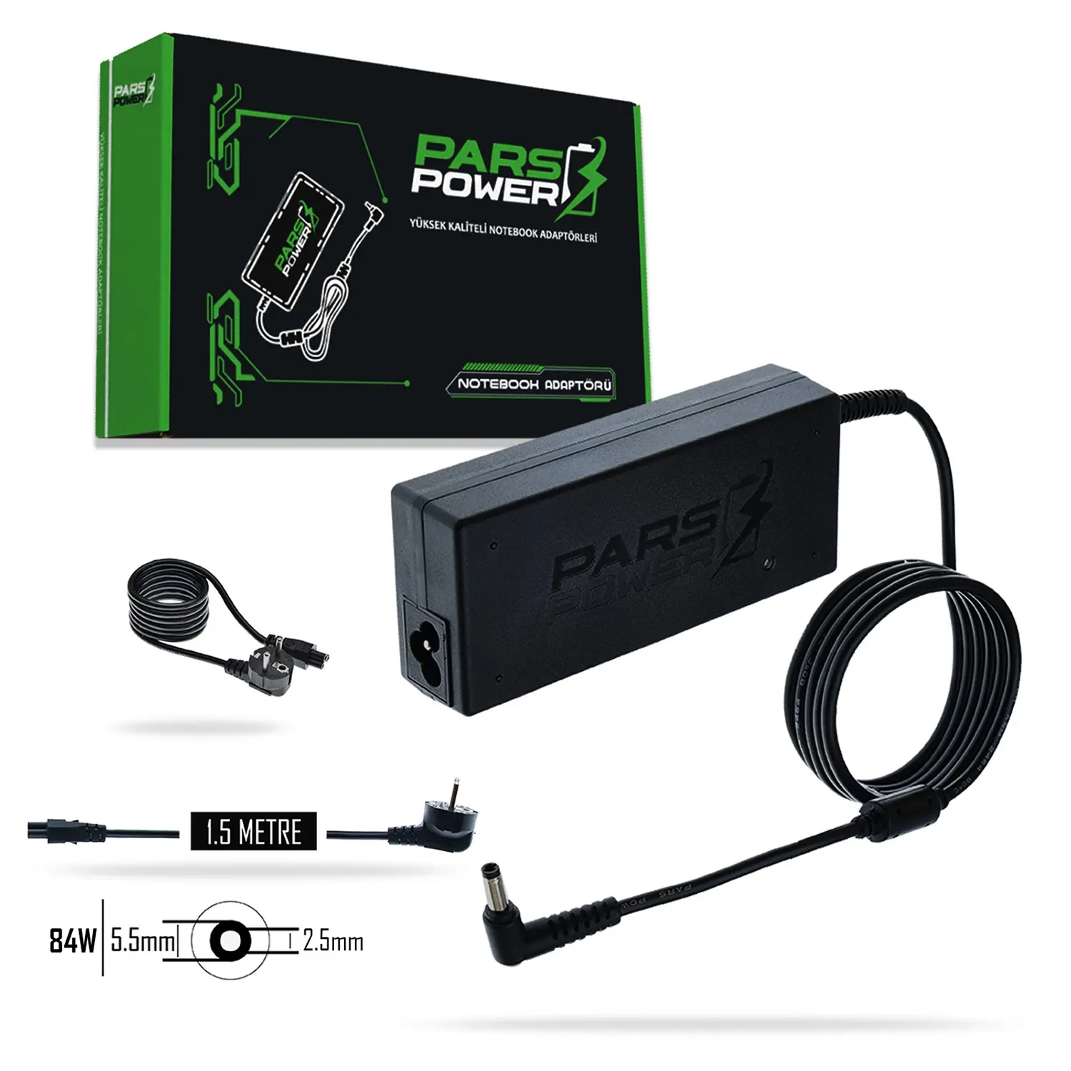PRS-069 PARS POWER 84W 12V 7A (5.5*2.5MM) ADAPTÖR