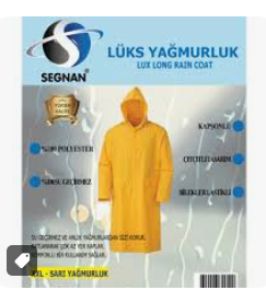 Segnan Lüks Yağmurluk Xxl Sarı