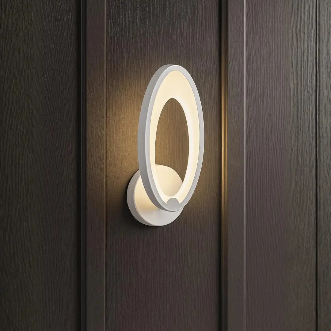 MS31005-1 Beyaz Mimari 3 Renk Ledli Lüks Modern Duvar Lambası Ledli Aplik