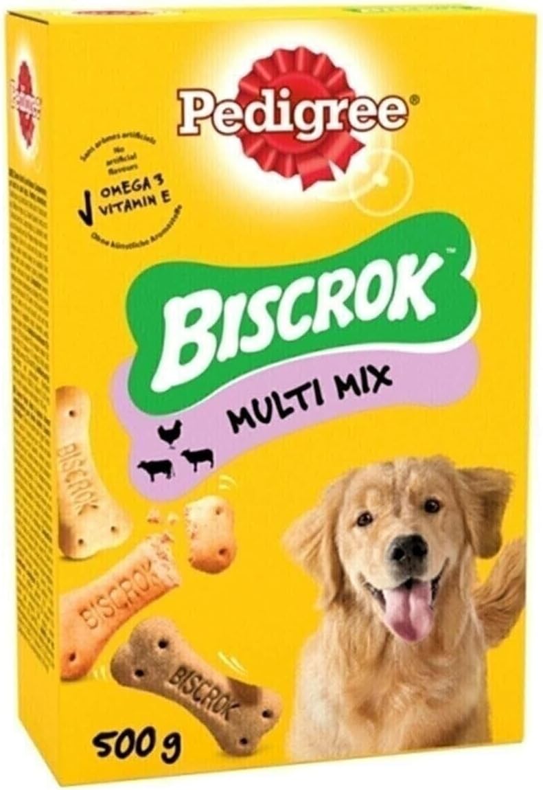 Pedigree Biscrok Multi Mix 500 gr 2'li Köpek Ödül Bisküvisi