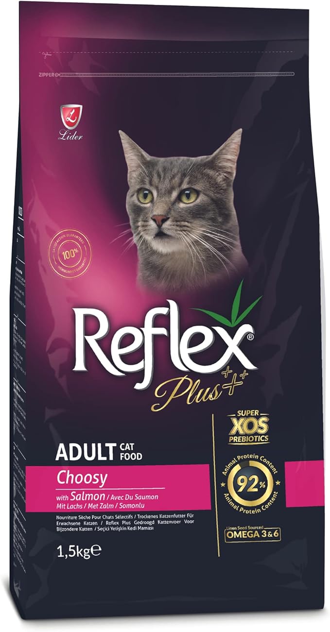 Reflex Plus Skin Care Somonlu Yetişkin Kedi Maması 1,5 Kg