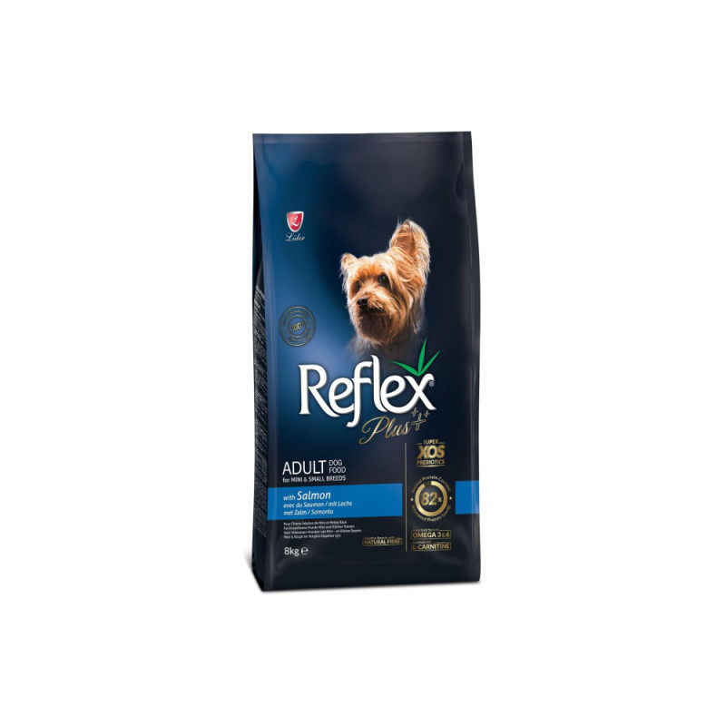 Reflex Plus Somonlu Mini ve Küçük Irk Yetişkin Köpek Maması 8 Kg