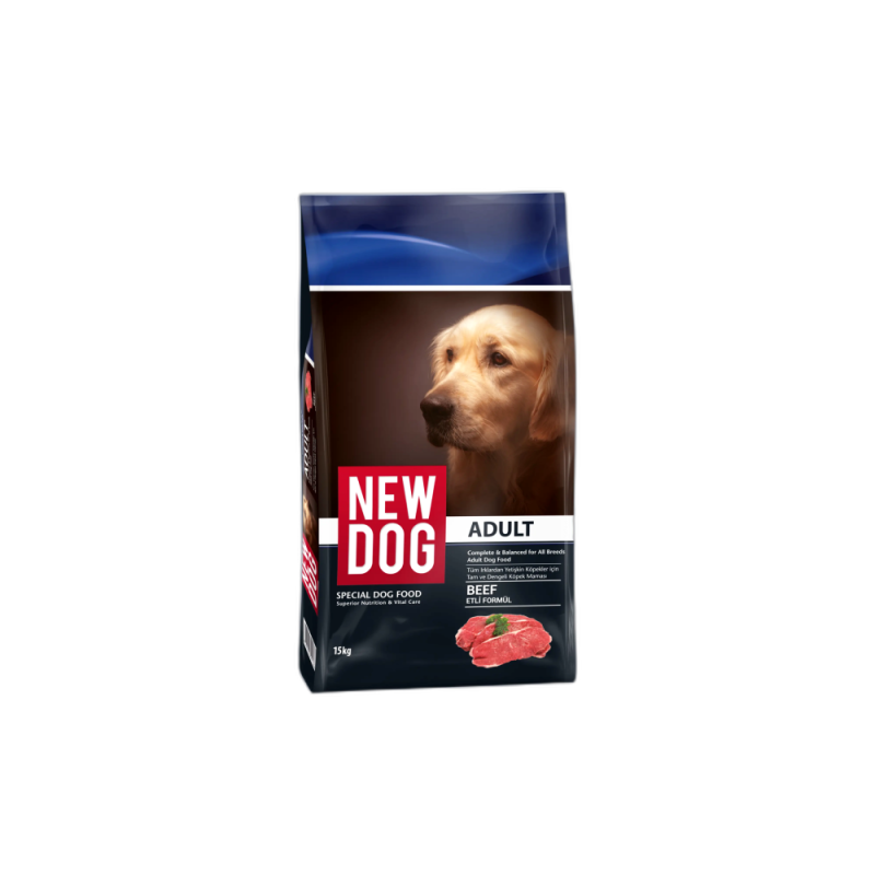 New Dog Biftekli Yetişkin Köpek Maması 15 Kg