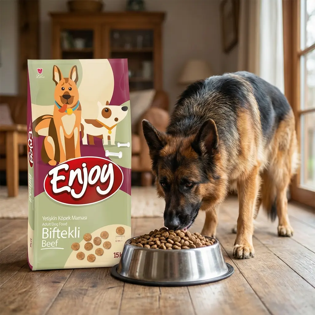 Enjoy Biftekli Yetişkin Köpek Maması 15 kg