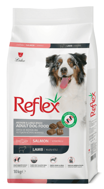 Reflex Duo Protein Somonlu & Kuzu Etli Yetişkin Köpek Maması 10 Kg