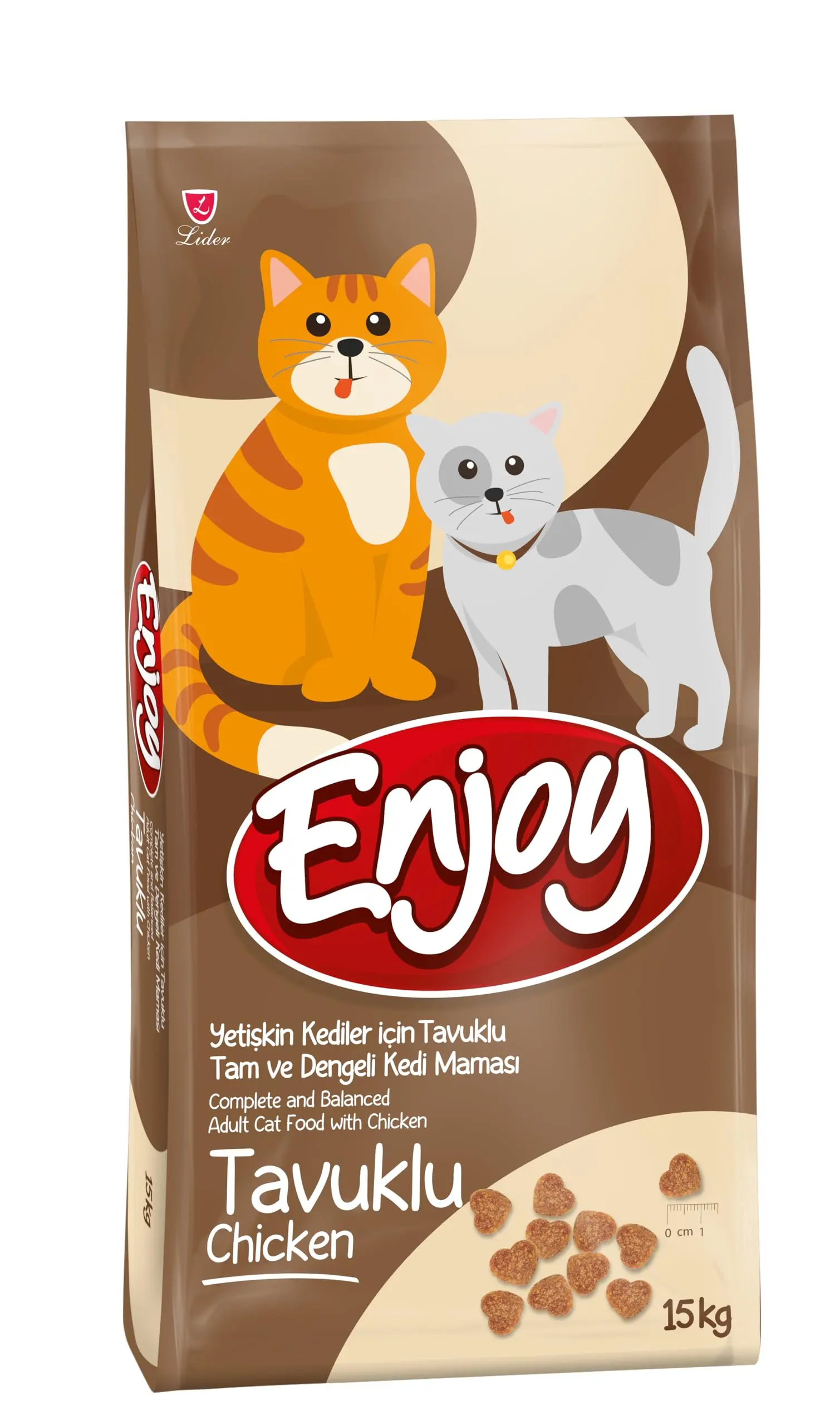 Enjoy Tavuklu Yetişkin Kedi Maması 15 kg