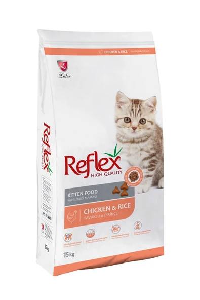 Reflex Kitten Tavuklu Yavru Kedi Maması 15 kg