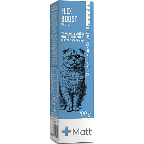 Matt Flex Boost Eklem Sağlığı Destekleyici Kedi ve Köpek Macunu 100 Gr