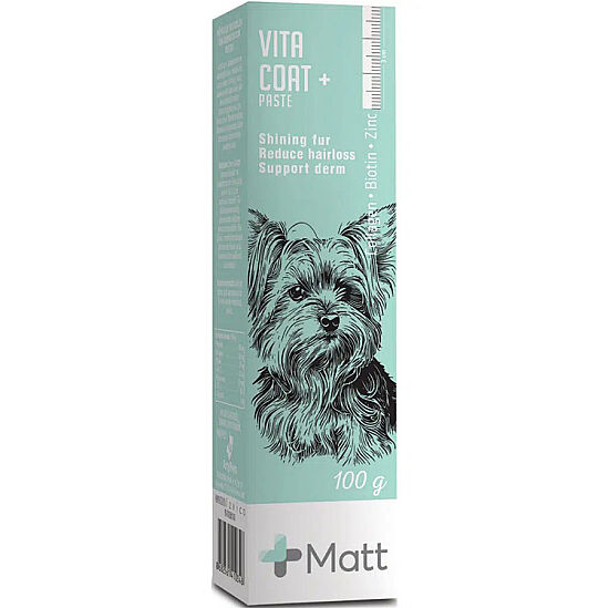 Matt Vita Coat Tüy Sağlığı Destekleyici Kedi ve Köpek Macunu 100 Gr